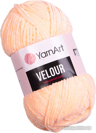 

Пряжа для вязания Yarnart Velour 863 100 г 170 м (персик)