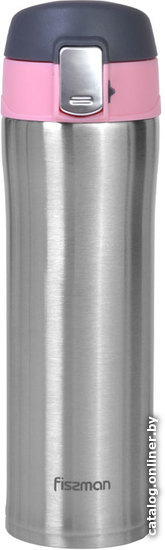 

Термокружка Fissman 9819 420 мл (розовый)