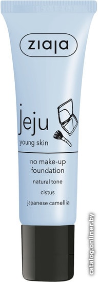 

Тональный крем Ziaja Jeju Young Skin No Make-Up Foundation натуральный 30 мл