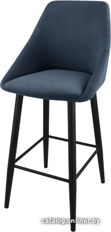 

Стул Гальваник Монти (эмаль черный муар/Catania Dark Blue)