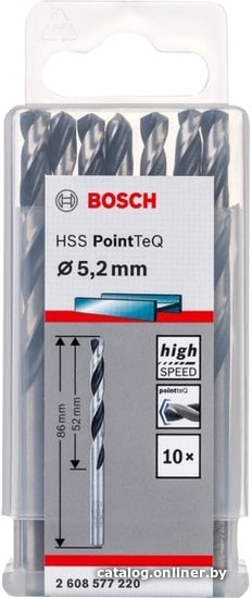 

Набор сверл Bosch 2608577220 (10 предметов)