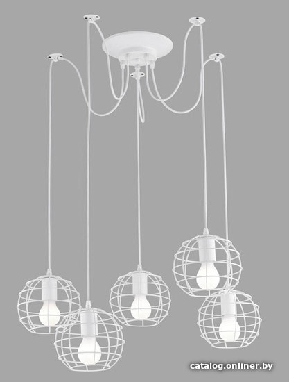 

Люстра средней высоты Arte Lamp Spider Bianco A1110SP-5WH