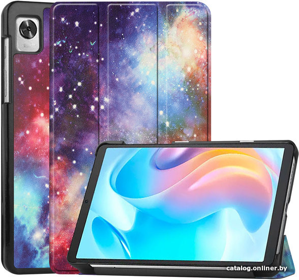 

Чехол для планшета JFK Smart Case для Realme Pad Mini (галактика)