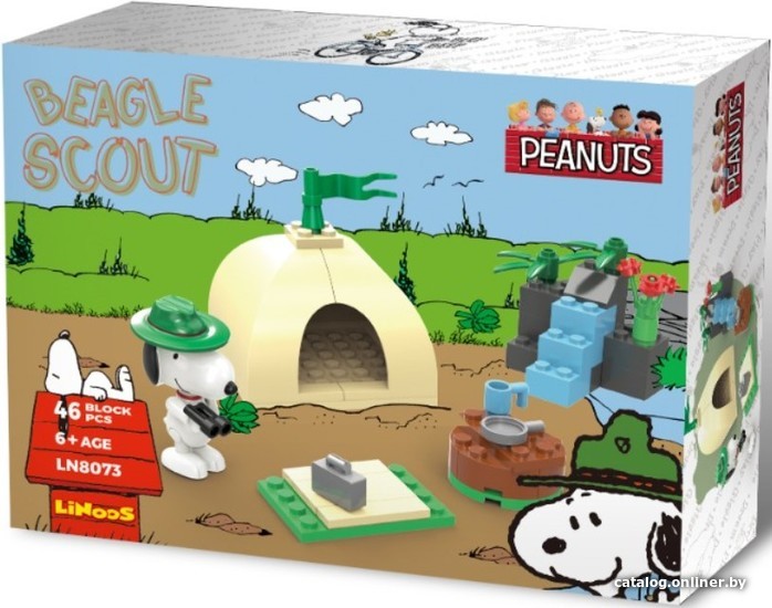 

Конструктор Miniso Snoopy Collection 6518 Лагерная палатка