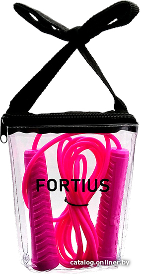 

Скакалка Fortius F210401-3FP-B (розовый, в сумке)