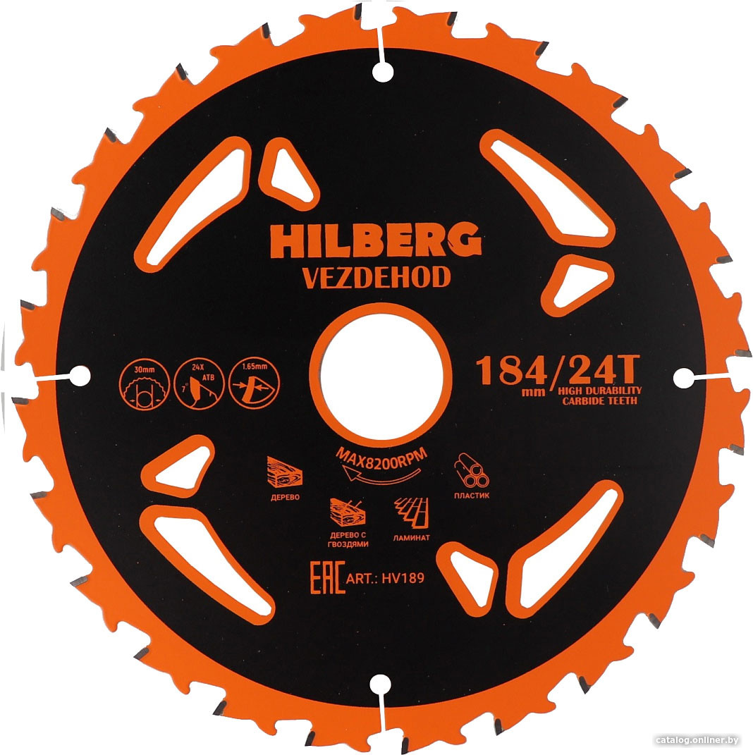 

Пильный диск Hilberg Vezdehod HV189