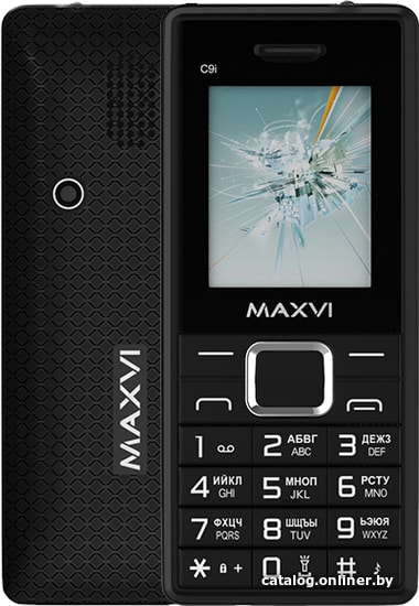 

Кнопочный телефон Maxvi C9i (черный)