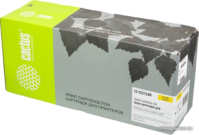 

Картридж CACTUS CS-CE272AR (аналог HP 650A (CE272A))