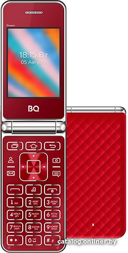 

Кнопочный телефон BQ-Mobile BQ-2445 Dream (красный)