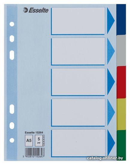 

Разделитель документов Esselte 15264 (полупрозрачный)