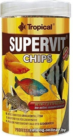 

Сухой корм Tropical Supervit Chips 1 л