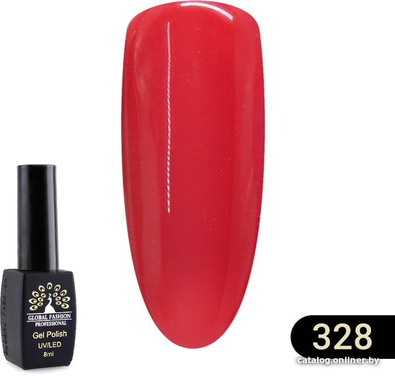 

Гель-лак Global Fashion Black Elite (тон 328) 8 мл