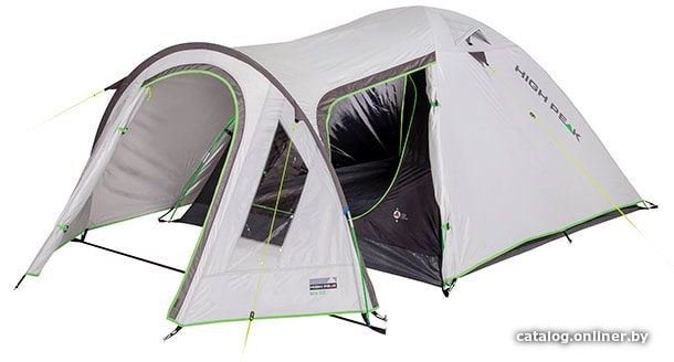

Треккинговая палатка High Peak Kira 5.0 (серый)