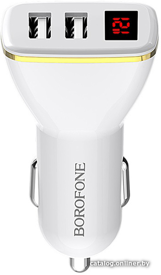 

Автомобильное зарядное Borofone BZ11 (белый)