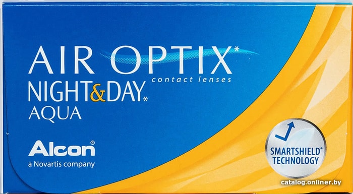 

Контактные линзы Alcon Air Optix Night&Day Aqua -1 дптр 8.6 мм