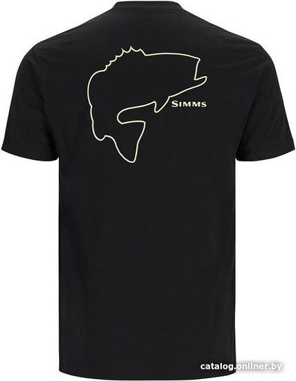 

Футболка Simms Bass Outline T-Shirt (L, черный)