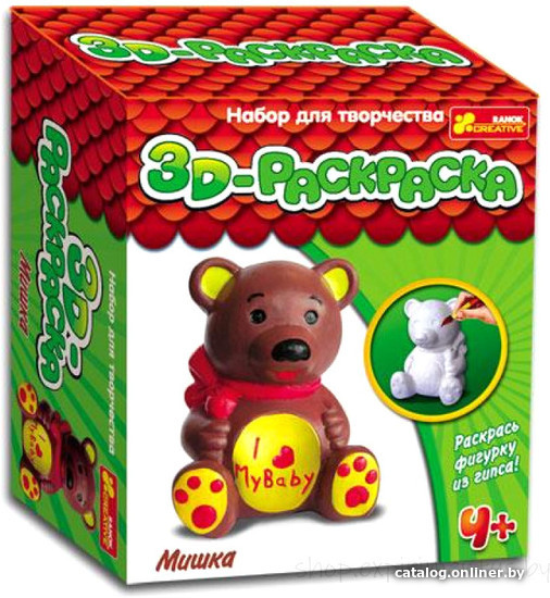 

Набор для рисования Ranok-Creative Медведь 3D-раскраска 15100102Р