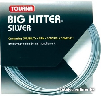 

Струна для теннисной ракетки Tourna Big Hitter Silver BHS-12-125 (серебристый)