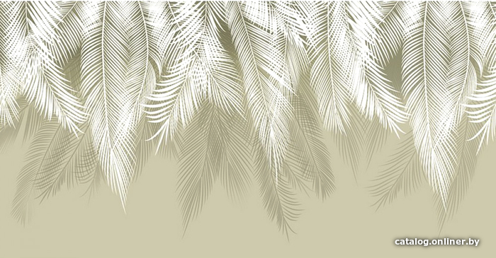 

Фотообои Citydecor Пальмовые листья с защитным покрытием (олива) 2 500x260