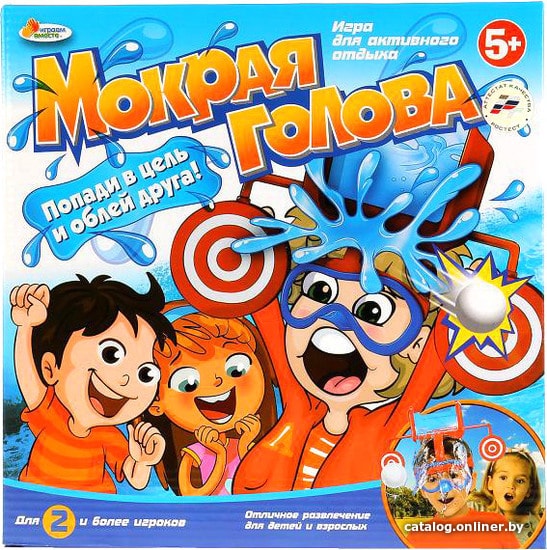 

Настольная игра Играем вместе Мокрая голова 1708K621-R