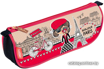 

Пенал Hatber Bonjour Paris Npk 72153