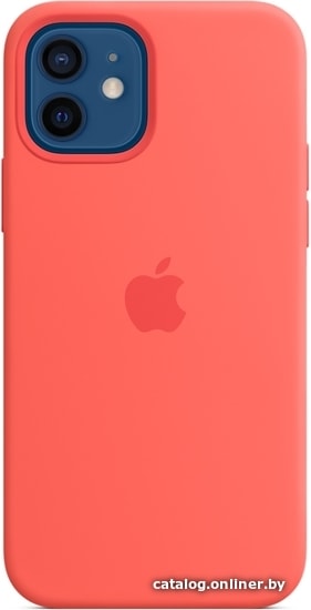 

Чехол для телефона Apple MagSafe Silicone Case для iPhone 12/12 Pro (розовый цитрус)