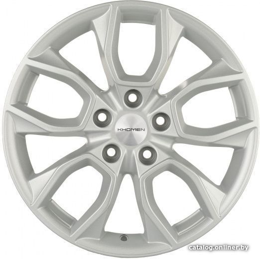 

Литые диски Khomen KHW1713 17x7" 5x114.3мм DIA 67.1мм ET 45мм F-Silver