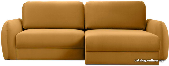 

Угловой диван Divan Биани-1 Velvet Gold 202819 (искусственный мех, желтый)