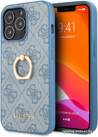 

Чехол для телефона CG Mobile Guess для iPhone 13 Pro GUHCP13L4GMRBL
