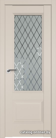 

Межкомнатная дверь ProfilDoors 67.3U 80x200 (санд/стекло матовое ромб)