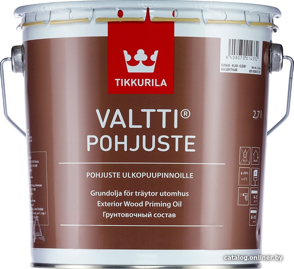 

Акриловая грунтовка Tikkurila Valtti Primer 900 мл