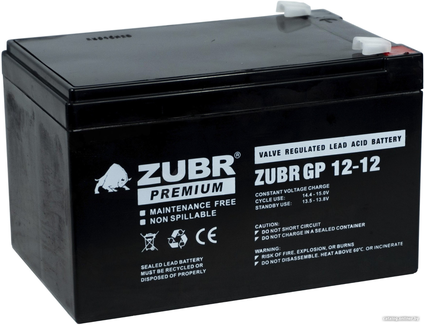 

Автомобильный аккумулятор Zubr GP 12-12 (12 А·ч)