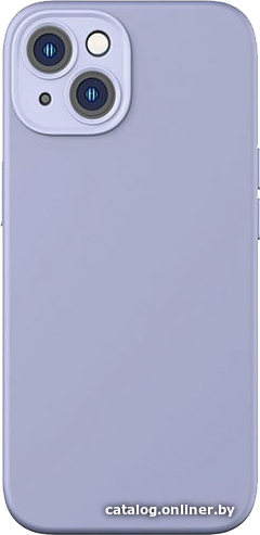 

Чехол для телефона Baseus Liquid Silica Gel Case для iPhone 14 (фиолетовый)
