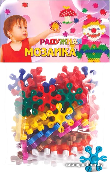 

Конструктор Биплант Радужная мозайка 11031