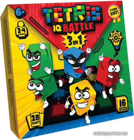 

Настольная игра Danko Toys Tetris IQ Battle 3в1 G-TIB-02