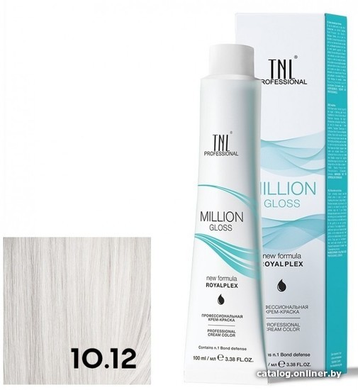 

Крем-краска для волос TNL Professional Million Gloss 10.12 100 мл