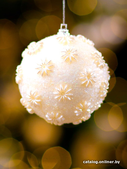 

Елочная игрушка Arya Xmas Ball 2 8680943223401 (кремовый)