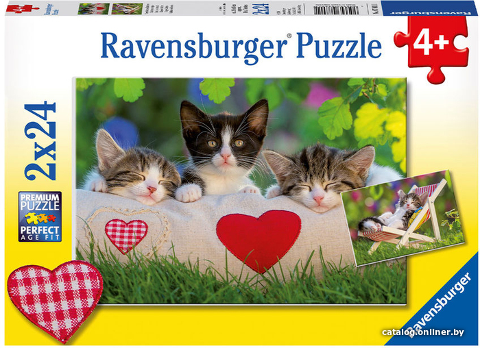 

Набор пазлов Ravensburger Сонные котята R07801 (48 эл)