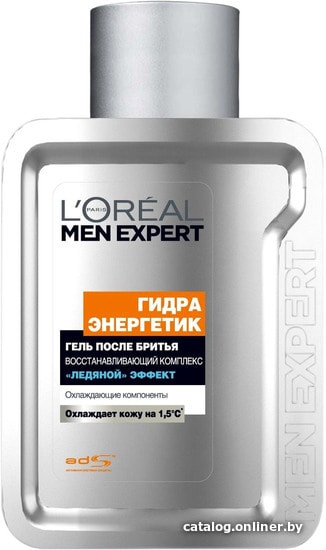 

Гель после бритья L'Oreal Men Expert гидра энергик ледяной эффект (100 мл)