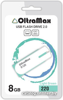 

USB Flash Oltramax 220 8GB (светло-зеленый) [OM-8GB-220-Light gr]
