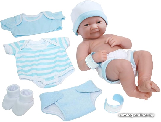 

Пупс JC Toys Пупс в голубой одежде 18551