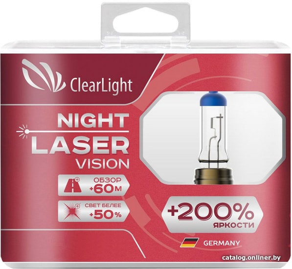 

Галогенная лампа Clear Light Night Laser Vision H7 2шт