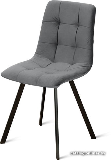 

Стул Aero B222 Dark grey VL18 BK (велюр, темно-серый)