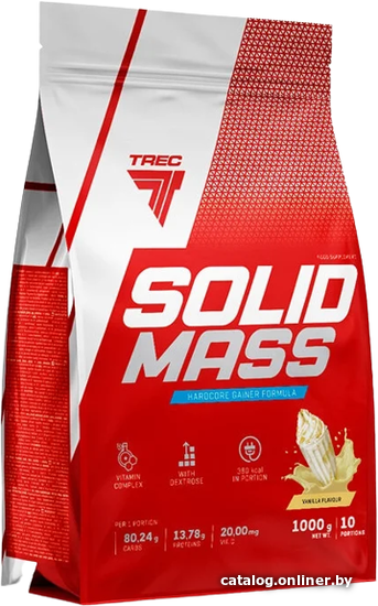 

Протеин сывороточный (концентрат) Pureprotein Solid Mass (1000г, ваниль)