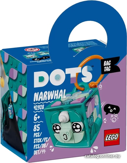 

Конструктор LEGO Dots 41928 Брелок Нарвал