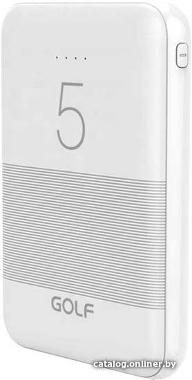 

Внешний аккумулятор GOLF G95 5000mAh (белый)