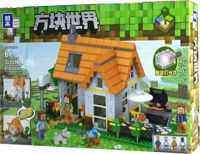 

Конструктор Zhe Gao Mycrafts QL0554 Летний особняк