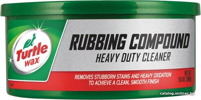 

Turtle Wax Паста Rubbing Compound Heavy Duty Cleaner 298 г 53188
