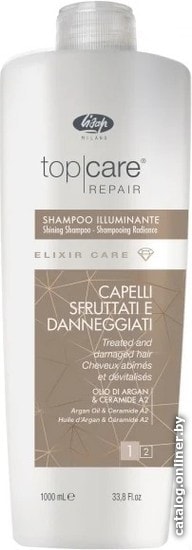 

Шампунь Lisap Шампунь для восстановления Top Care Repair Elixir Care 1 л