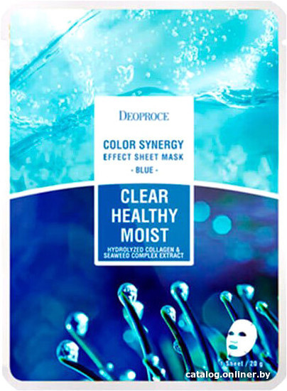 

Deoproce Тканевая маска Deoproce Color Synergy Effect Sheet Mask Blue 20 г